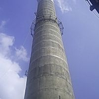 Выполнение ремонтных работ на дымовой трубе материалами системы ПЕНЕТРОН и SOFEX